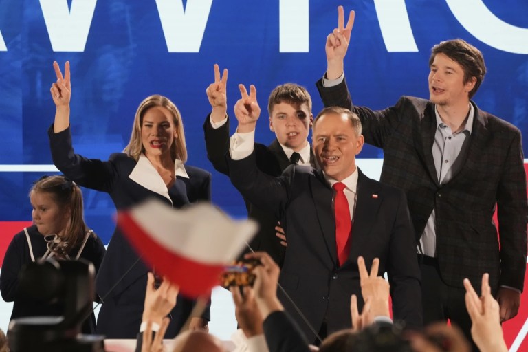 Conservative candidate Karol Nawrocki wins Poland’s presidential runoff election