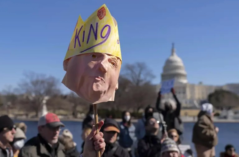 Trump takes a royal we