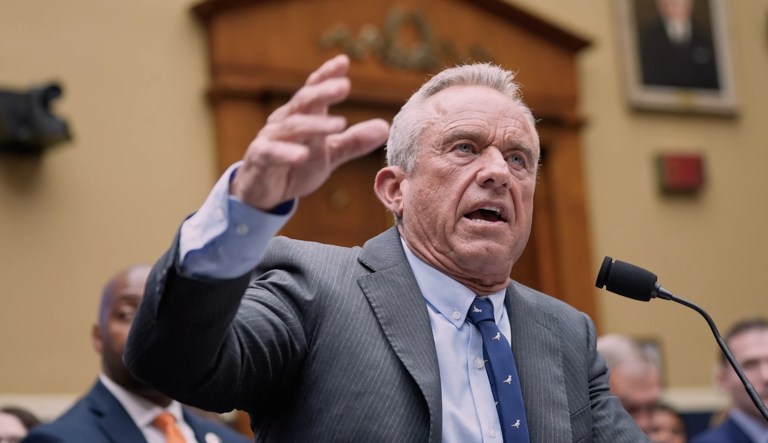 Secretary of Health and Human Services Robert F. Kennedy Jr., testifies during a House Energy and Commerce Committee, Tuesday, June 24, 2025, in Washington. (AP Photo/Mariam Zuhaib)