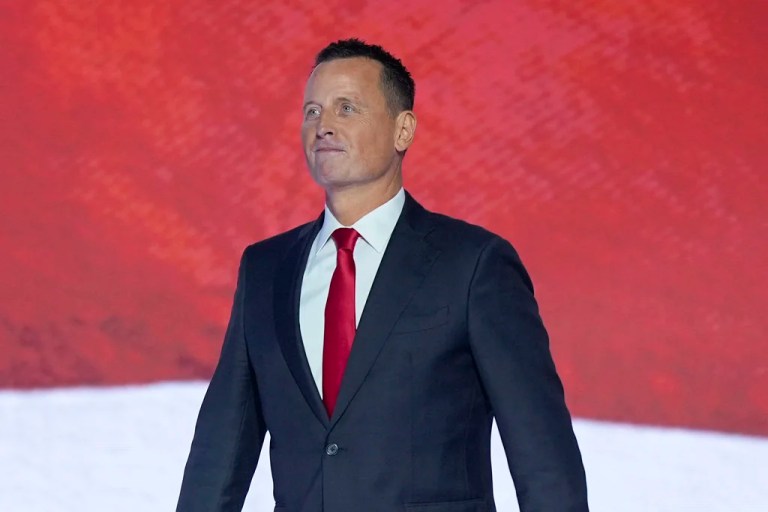Ric Grenell, former Acting Director of National Intelligence, arrives to speak during the Republican National Convention on Wednesday, July 17, 2024, in Milwaukee.