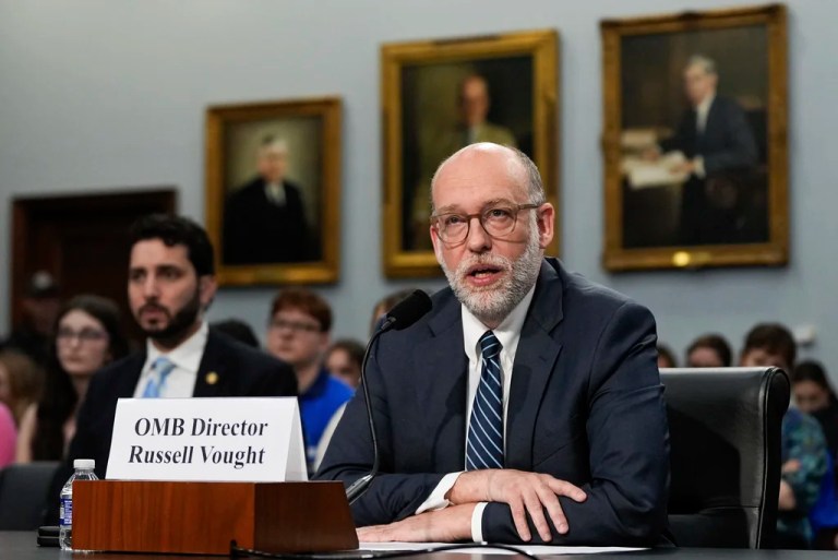 Russ Vought warns of recession if Trump’s ‘big, beautiful bill’ fails