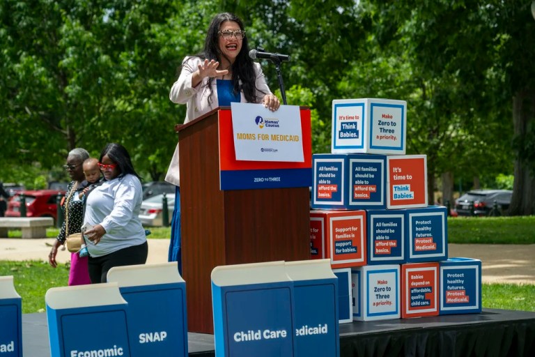 Tlaib bashes Hochul over response to Mahmoud Khalil detention