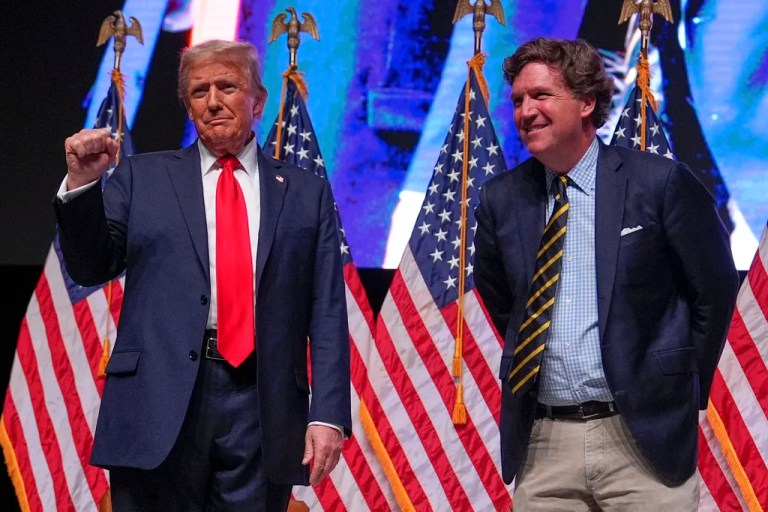 Donald Trump and Tucker Carlson are having a rift over the Israel/Iran war.