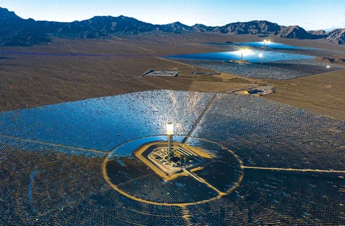 The sun sets on California’s massive solar plant
