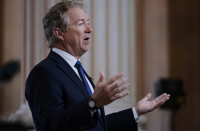 As Senate Republicans work to advance President Donald Trump's spending and tax bill, Sen. Rand Paul, R-Ky., who is opposed to the reconciliation package
