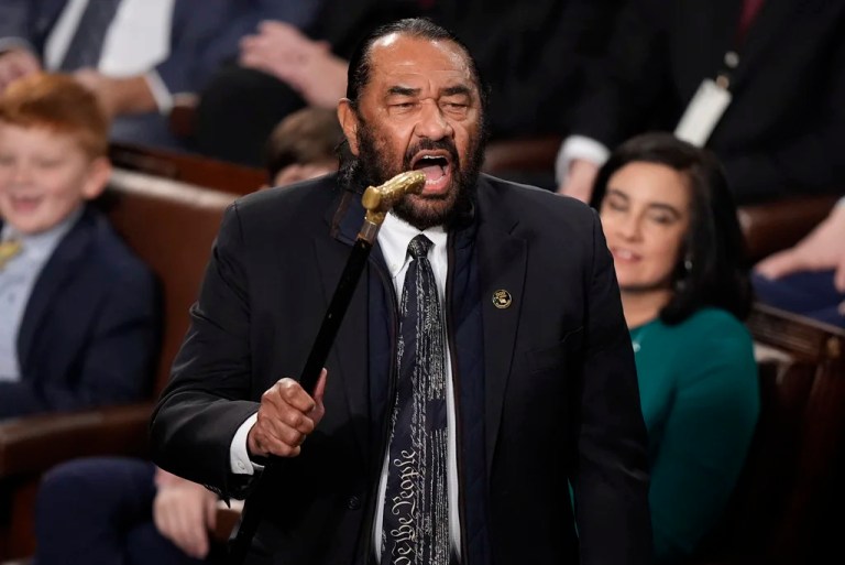 Rep. Al Green, D-Texas, speaks as the House of Representatives meets to elect a speaker and convene the new 119th Congress at the Capitol in Washington, Friday, Jan. 3, 2025.