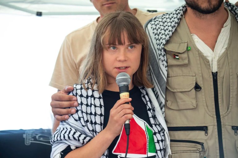 Trump suggests anger management for ‘young, angry’ Greta Thunberg after Israel seizes Gaza aid ship