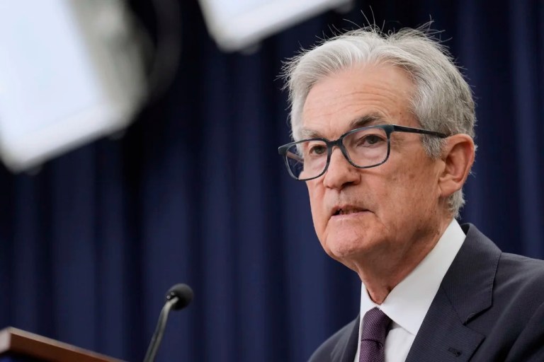 Federal Reserve Board Chairman Jerome Powell speaks during a news conference at the Federal Reserve in Washington, Wednesday, June 18, 2025.
