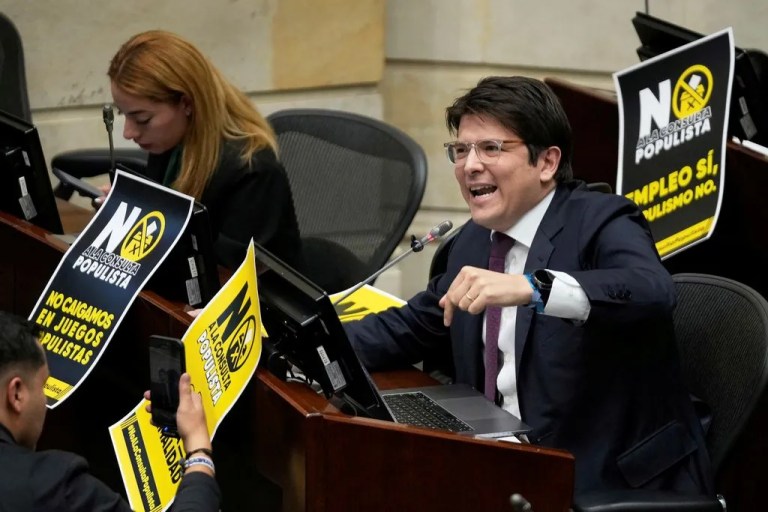 Colombian senator shot in Bogota during campaign event