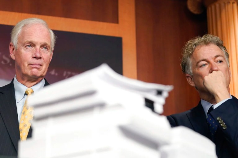 Republicans dismiss White House claim that Trump’s tariffs will pay for his tax bill