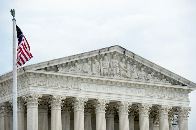 FILE - The Supreme Court is seen on Capitol Hill, Feb. 27, 2025, in Washington. (AP Photo/Rod Lamkey, Jr.)