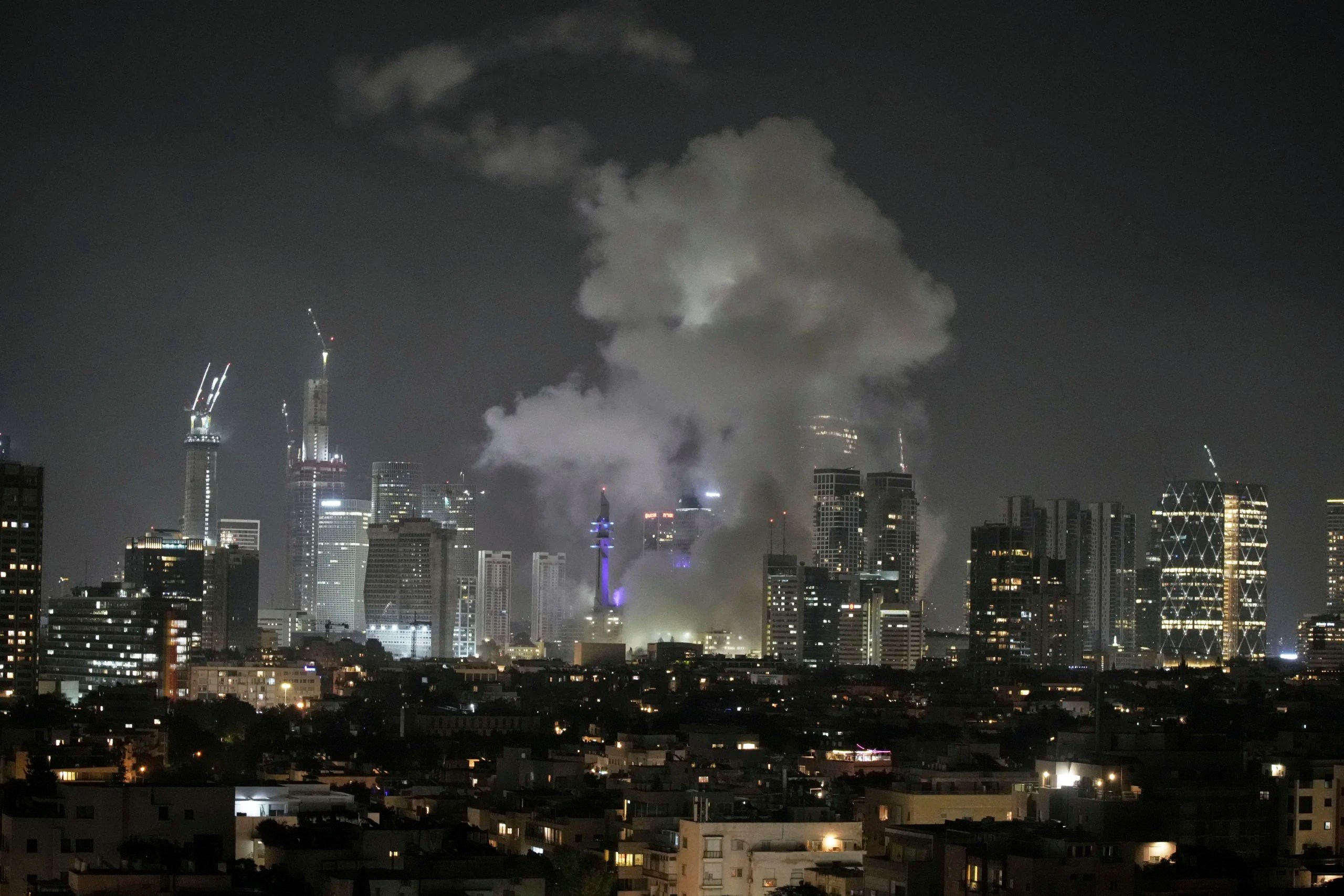 Israel bombarded with Iranian ballistic missiles in retaliatory attack