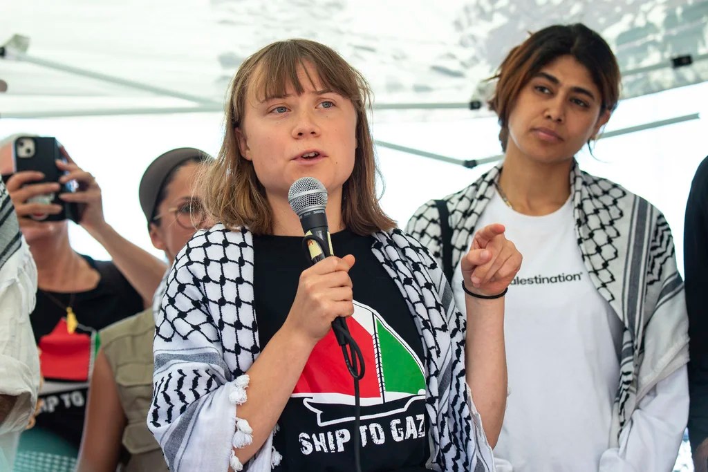 Israel says it will stop Greta Thunberg aid ship from breaking Gaza naval blockade