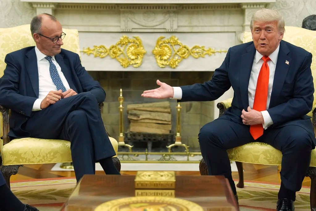 WATCH LIVE: Trump hosts Friedrich Merz amid Iran conflict