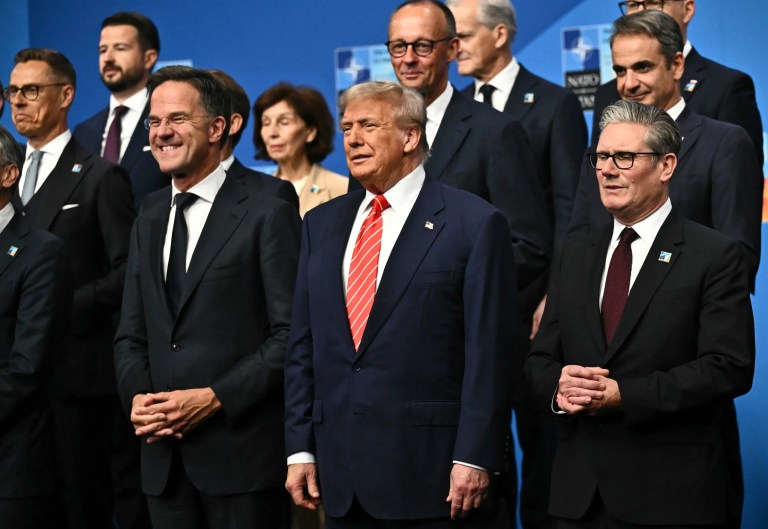 Foreign leaders woo Trump on NATO: ‘Maybe the cringe works’