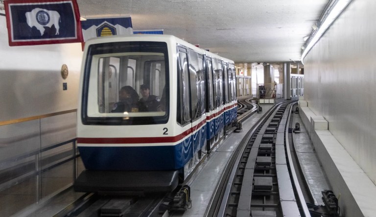 The exclusive Capitol subway that keeps trapping US senators