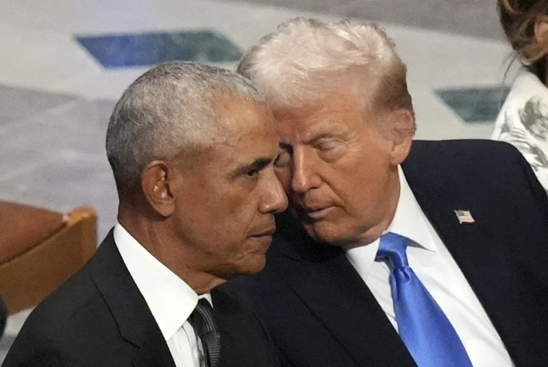 Former President Barack Obama and President-elect Donald Trump.