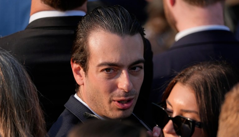 Paul Ingrassia, who has been selected by President Donald Trump to lead the Office of Special Counsel, arrives before Trump speaks during a summer soiree on the South Lawn of the White House, Wednesday, June 4, 2025, in Washington.