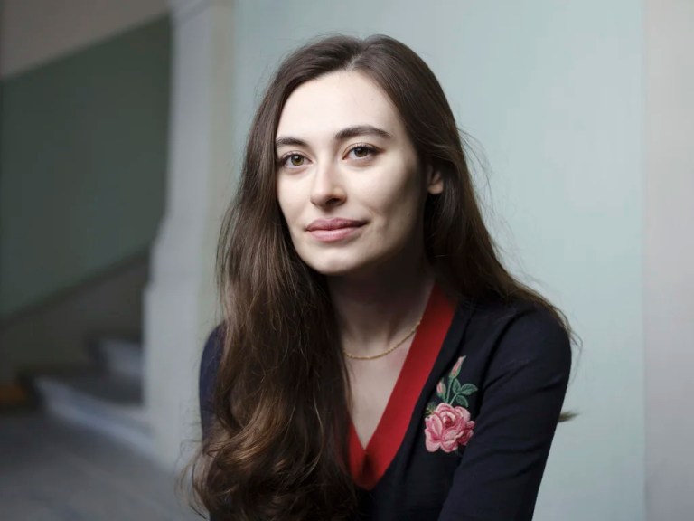 Sanija Ameti, Co-President In Operation Libero, poses for a portrait on Nov.2, 2021, at Proger in Bern.