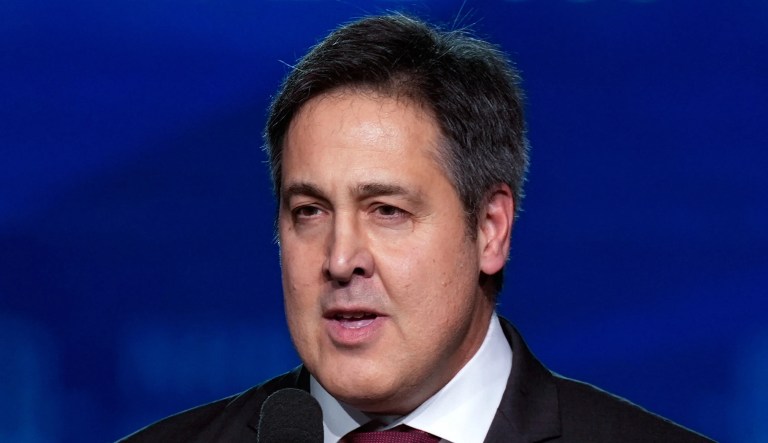 Paul Dans, director of Project 2025 at the Heritage Foundation, speaks at the National Religious Broadcasters convention, Feb. 22, 2024, in Nashville, Tennessee.