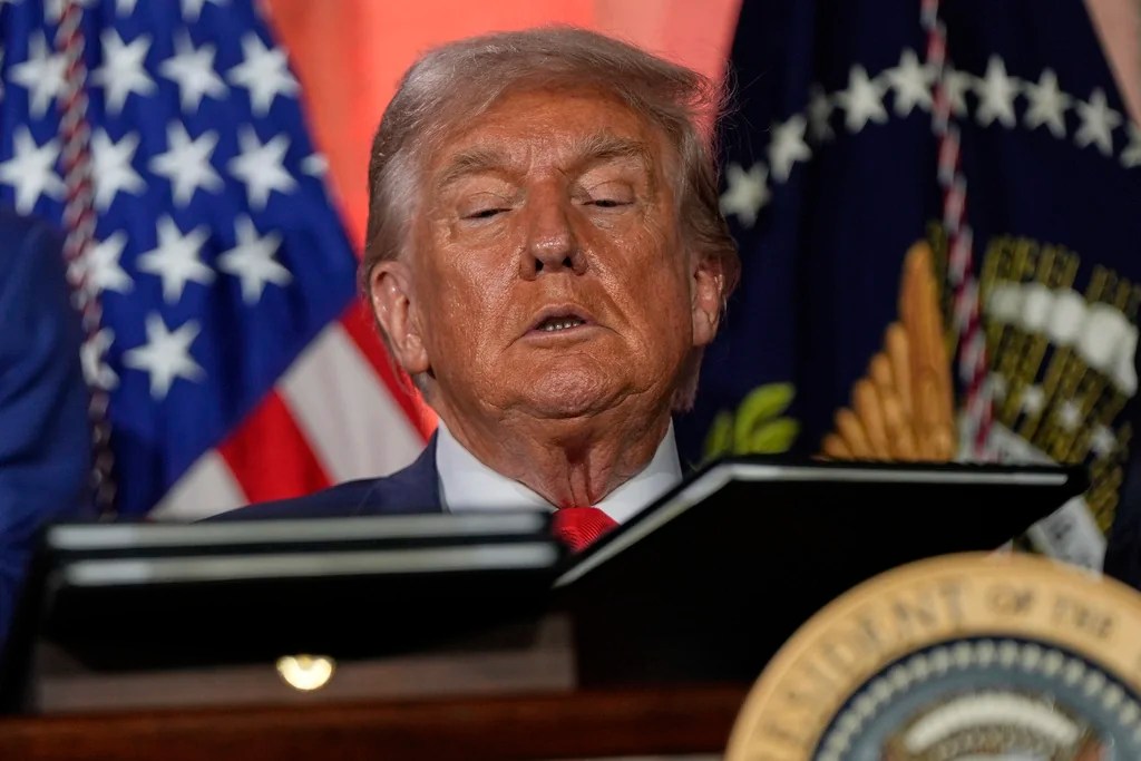 Trump floats handing out rebate checks from tariff revenue