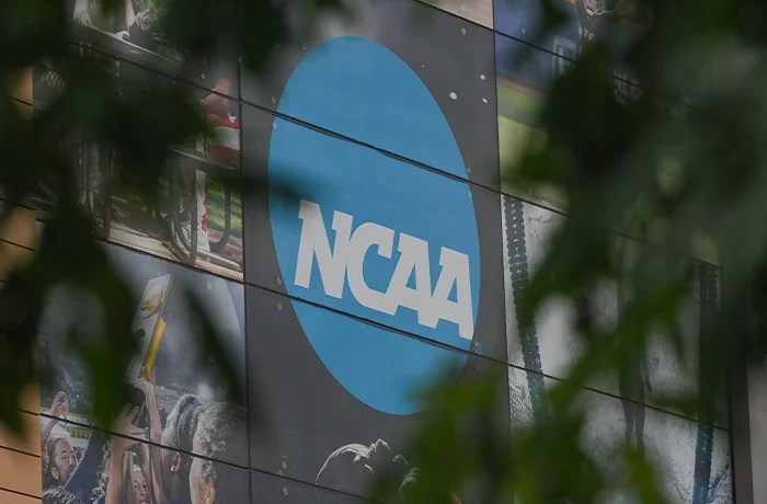 The NCAA headquarters in Indianapolis (Michael Conroy/AP)
