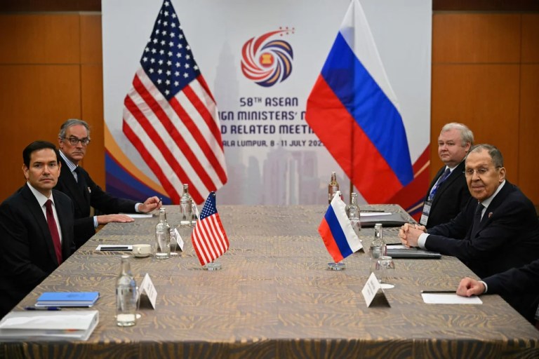 Rubio and Lavrov meet in Kuala Lumpur as US-Russia relationship sours