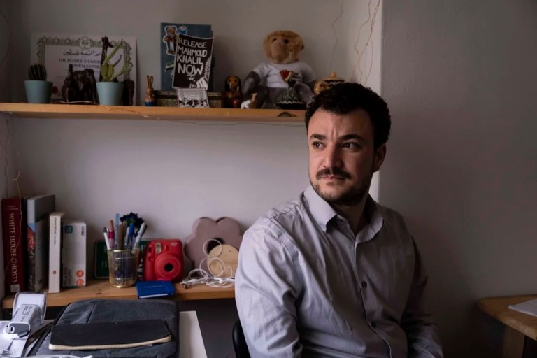 Mahmoud Khalil refuses ‘selective outrage’ when asked if he condemns Hamas