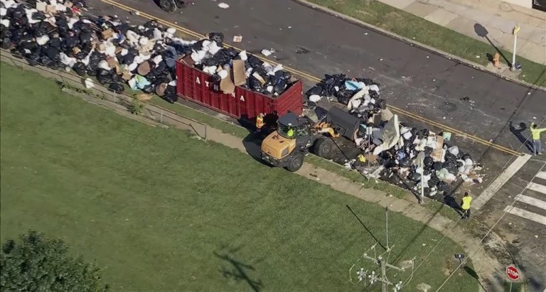 Philadelphia trash workers reach union deal after days without pickup