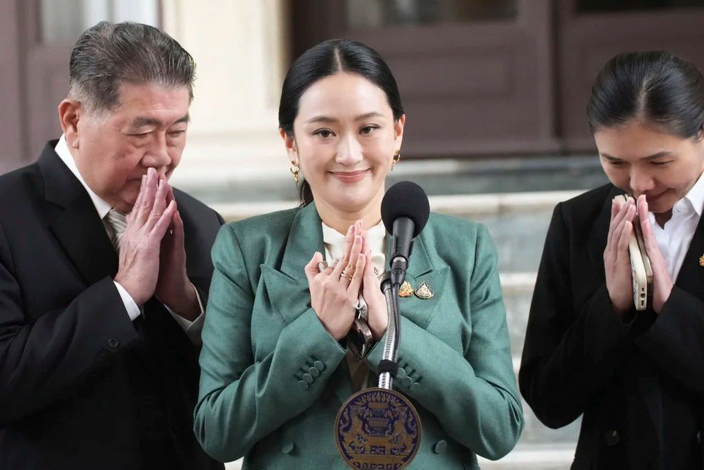 Thai prime minister suspended from office after phone call leaks