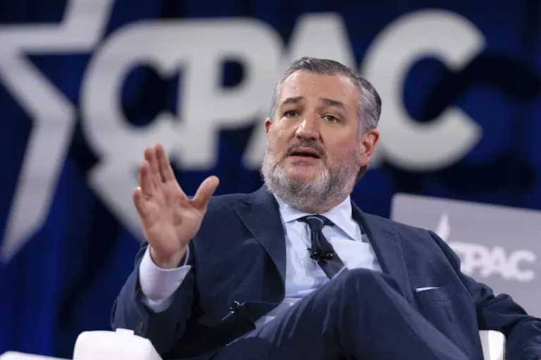 Sen. Ted Cruz, R-Texas, speaks at the Conservative Political Action Conference, CPAC, at the Gaylord National Resort & Convention Center, Feb. 20, 2025, in Oxon Hill, Md.