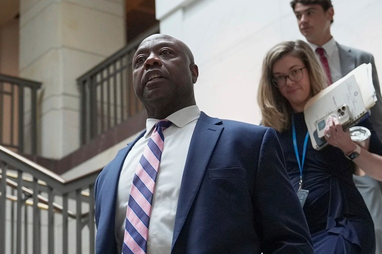 Tim Scott rejects ‘hogwash’ criticism of Trump’s handling of Ukraine war