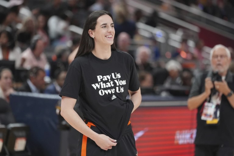 WNBA players wear shirts that read ‘Pay Us What You Owe Us’ ahead of league’s All-Star Game