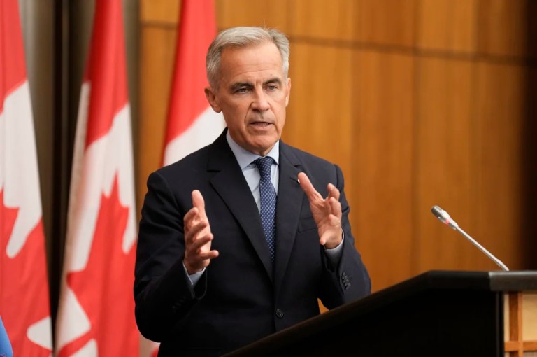Carney announces Canada to recognize a Palestinian state despite US opposition