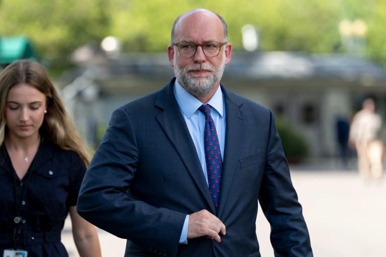 Office of Management and Budget Director Russell Vought at the White House.