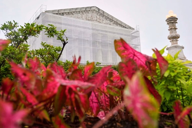 The Supreme Court is seen, June 16, 2025, in Washington. (AP Photo/Mariam Zuhaib)