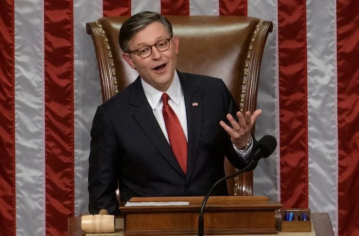 Speaker of the House Mike Johnson, R-La., prepares to gavel in the House chamber for final passage of President Donald Trump's signature bill of tax breaks and spending cuts, at the Capitol