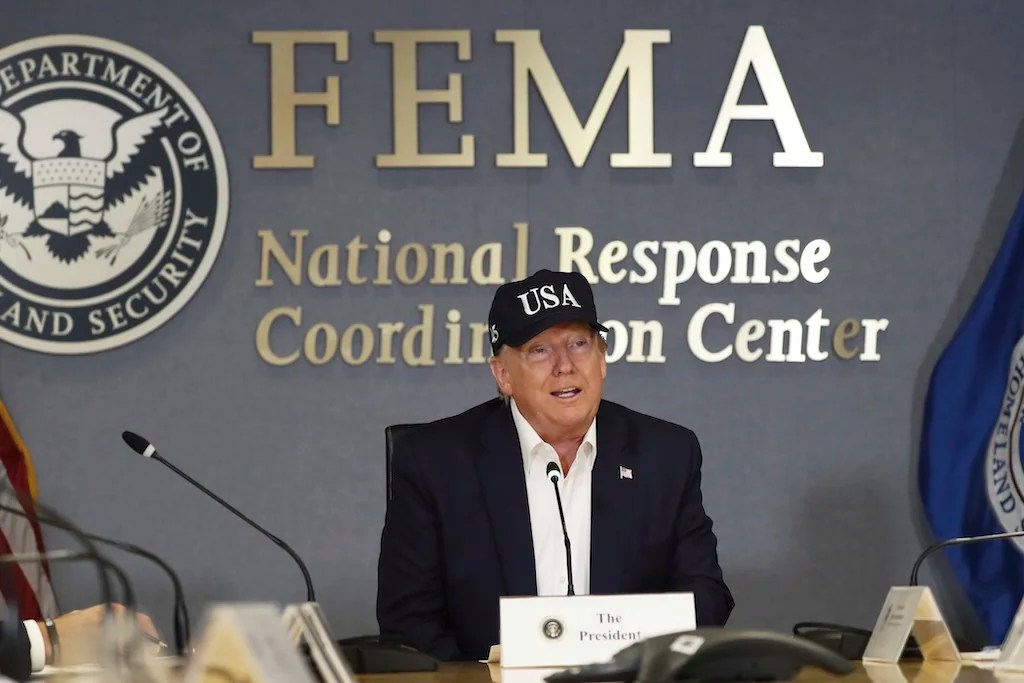 Democratic states sue Trump administration over axed disaster prevention funds