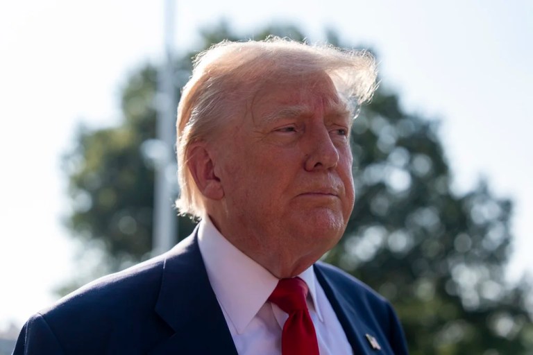 President Donald Trump danced around questions about the Jeffrey Epstein case Friday morning, including whether he would pardon Ghislaine Maxwell for cooperating with Justice Department officials.