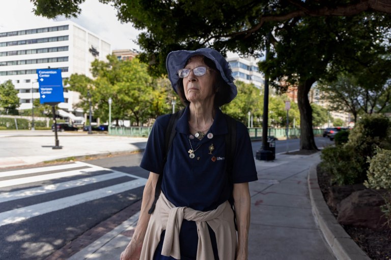 Melanie Splendora, who has lived in DC since 2011, was supportive of the Trump police takeover. (Graeme Jennings/Washington Examiner)