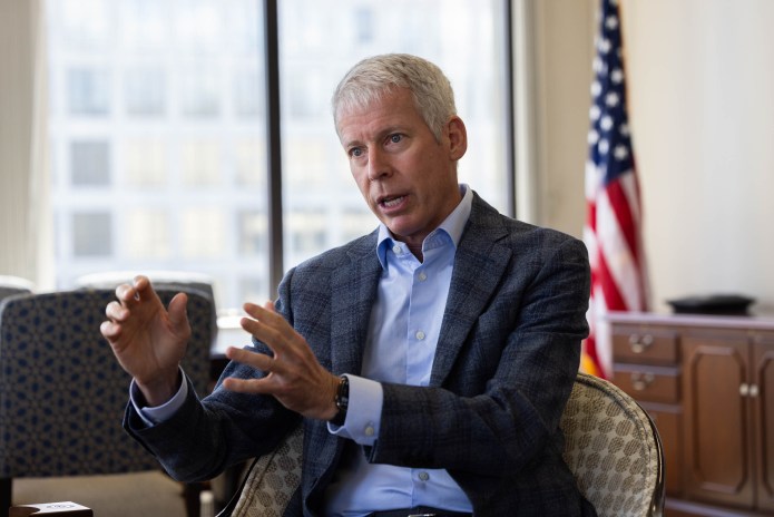 Secretary of Energy Chris Wright speaks to the Washington Examiner during an interview at his office in Washington, D.C., Friday, August 22, 2025.