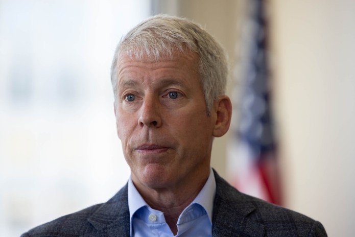 Energy Secretary Chris Wright speaks to the Washington Examiner during an interview on Friday, Aug. 22, 2025, at his office in Washington.