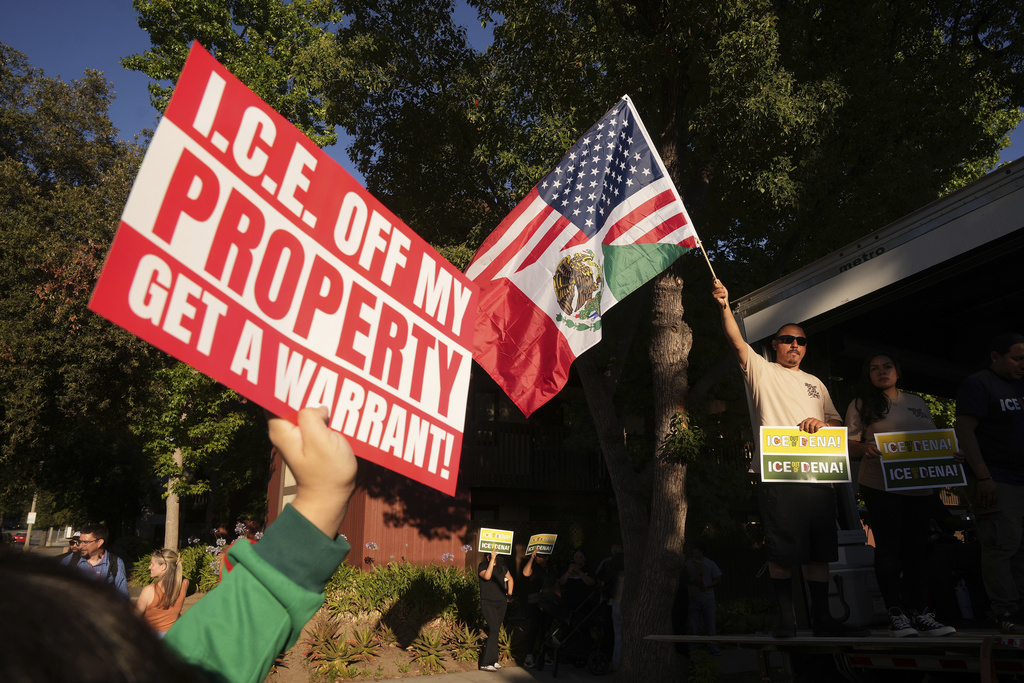 ICE officers detain dozens of immigrant workers in New Jersey warehouse