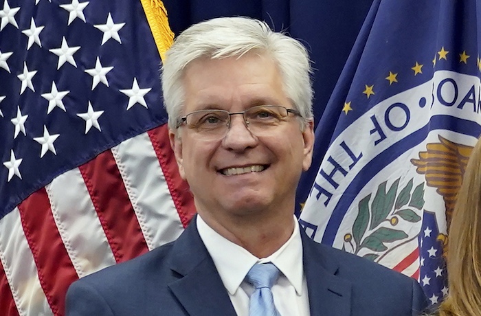 Federal Reserve Board of Governors member Christopher Waller poses for a photo on May 23, 2022, in Washington.