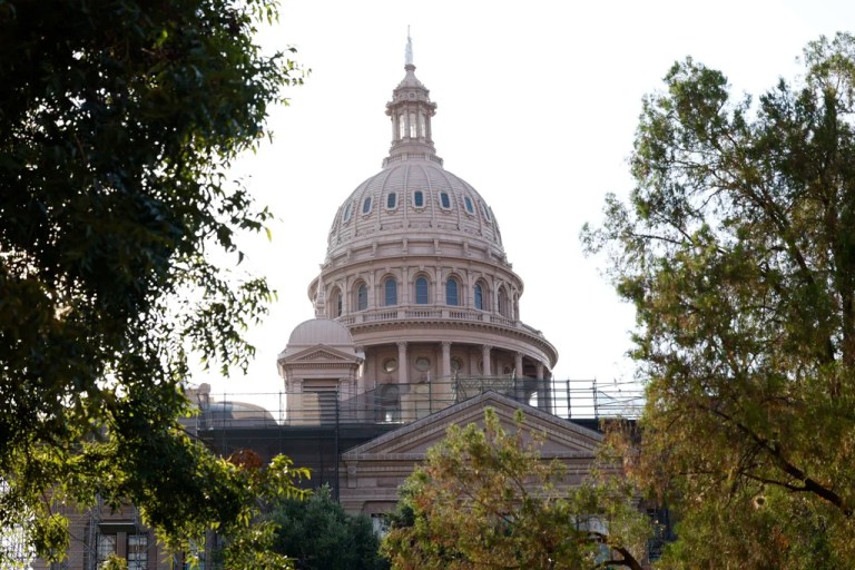 The Capitol building is in Austin, Texas, on August 6, 2025. (Photo by Stephanie Tacy/NurPhoto via AP)