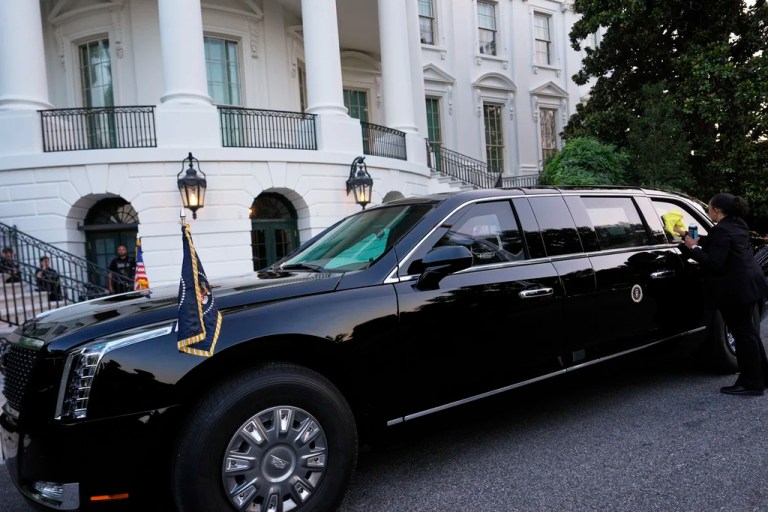 Donald Trump's limousine, known as The Beast