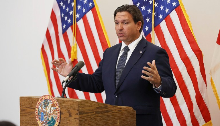 Florida Governor Ron DeSantis announces issuing 