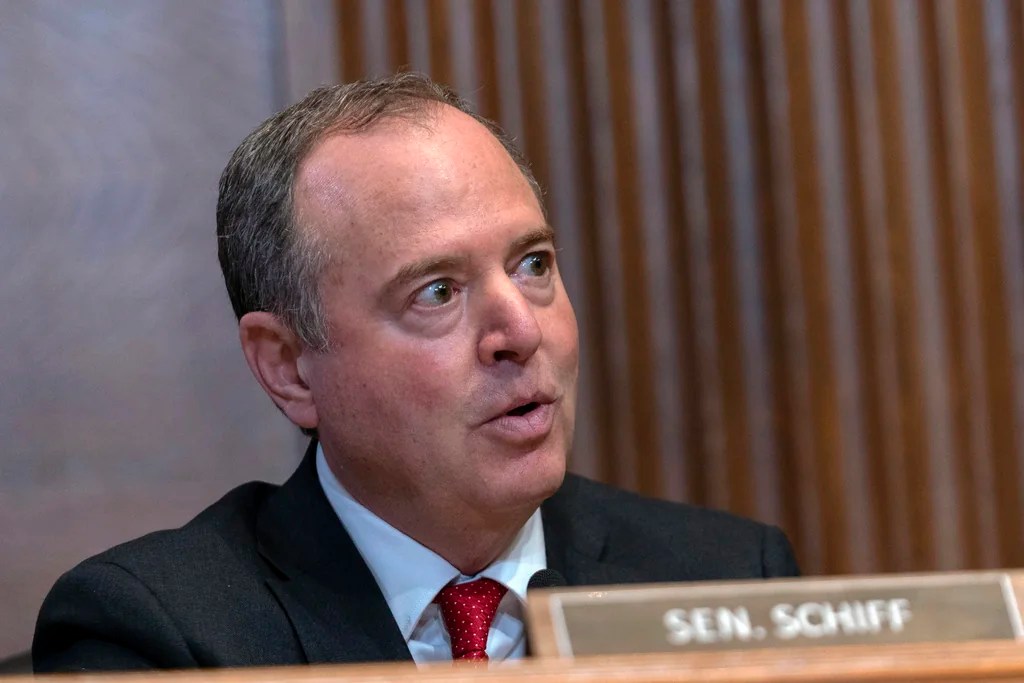 Schiff report details thousands spent on Trump posters hanging from federal buildings