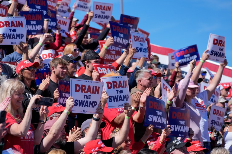Americans urge Trump: Get on with draining the ‘swamp’
