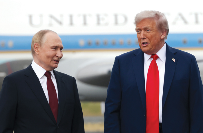 Russian President Vladimir Putin and President Donald Trump.
